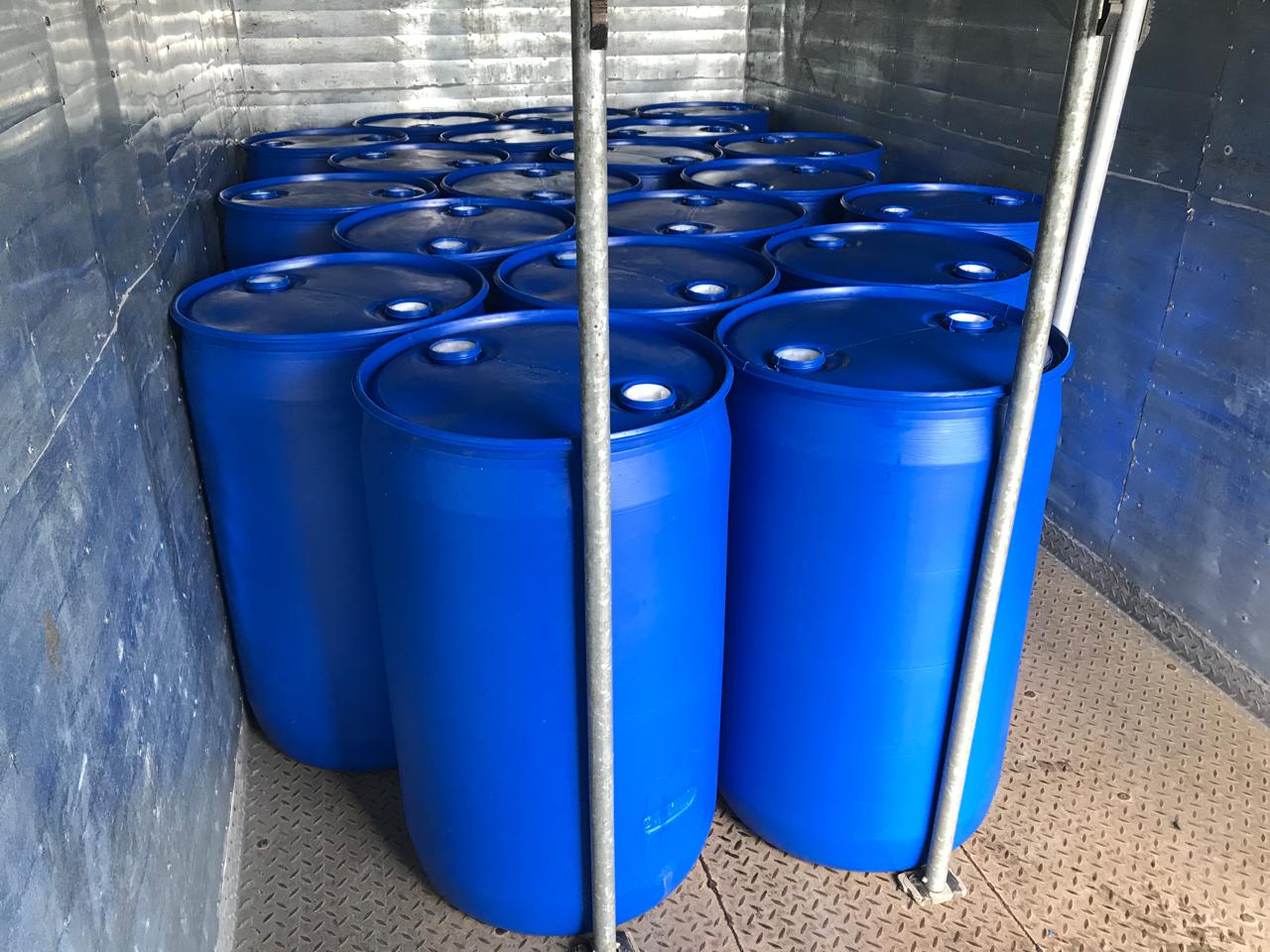Drums ready for export